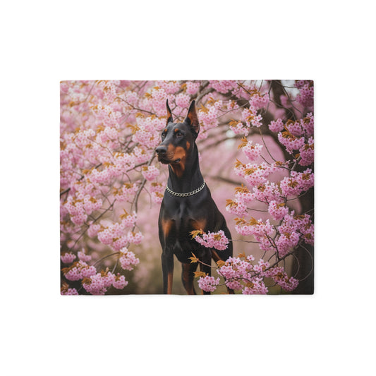 Doberman Sweatshirt Blanket