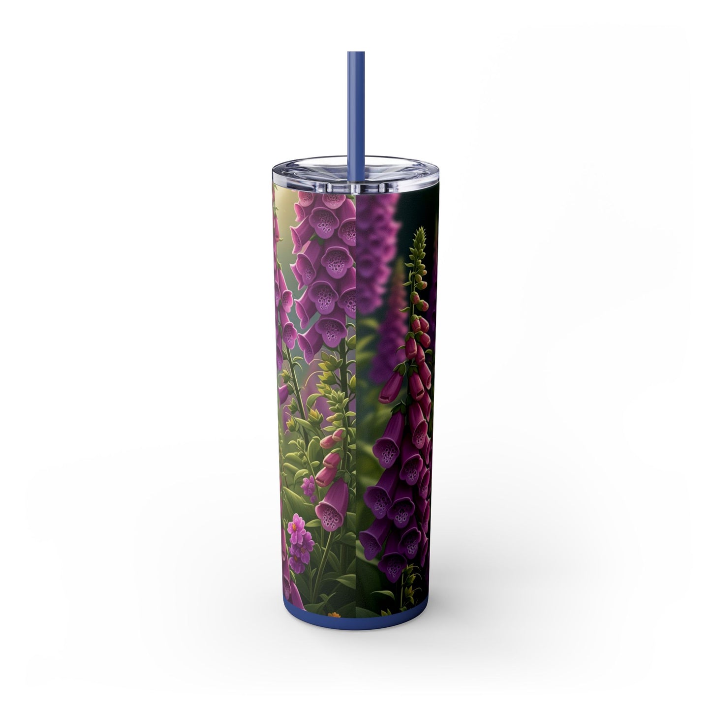 Skinny Tumbler with Straw – 20 oz Stainless Steel Cup