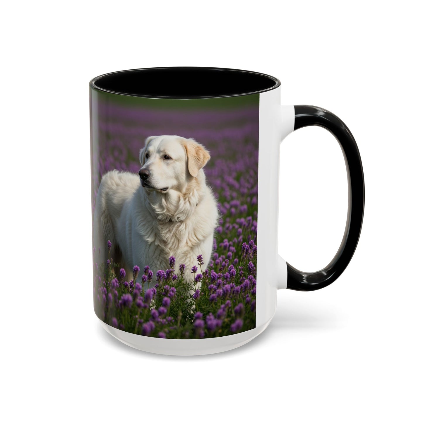Taza de café con acento Kuvasz: regalo perfecto para los amantes de los perros