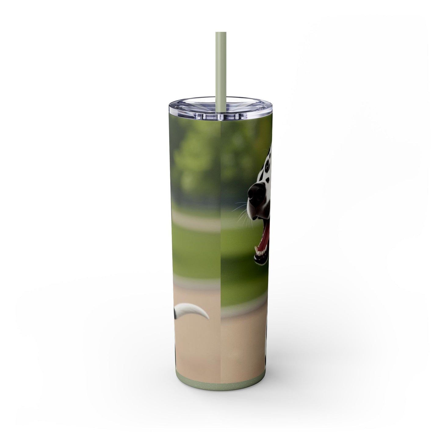 Skinny Tumbler with Straw – 20 oz Stainless Steel Cup
