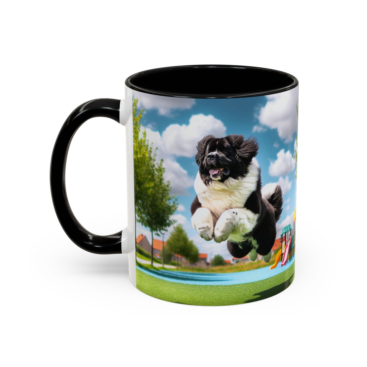 Taza de café con acento Landseer: el regalo perfecto para los amantes de los perros
