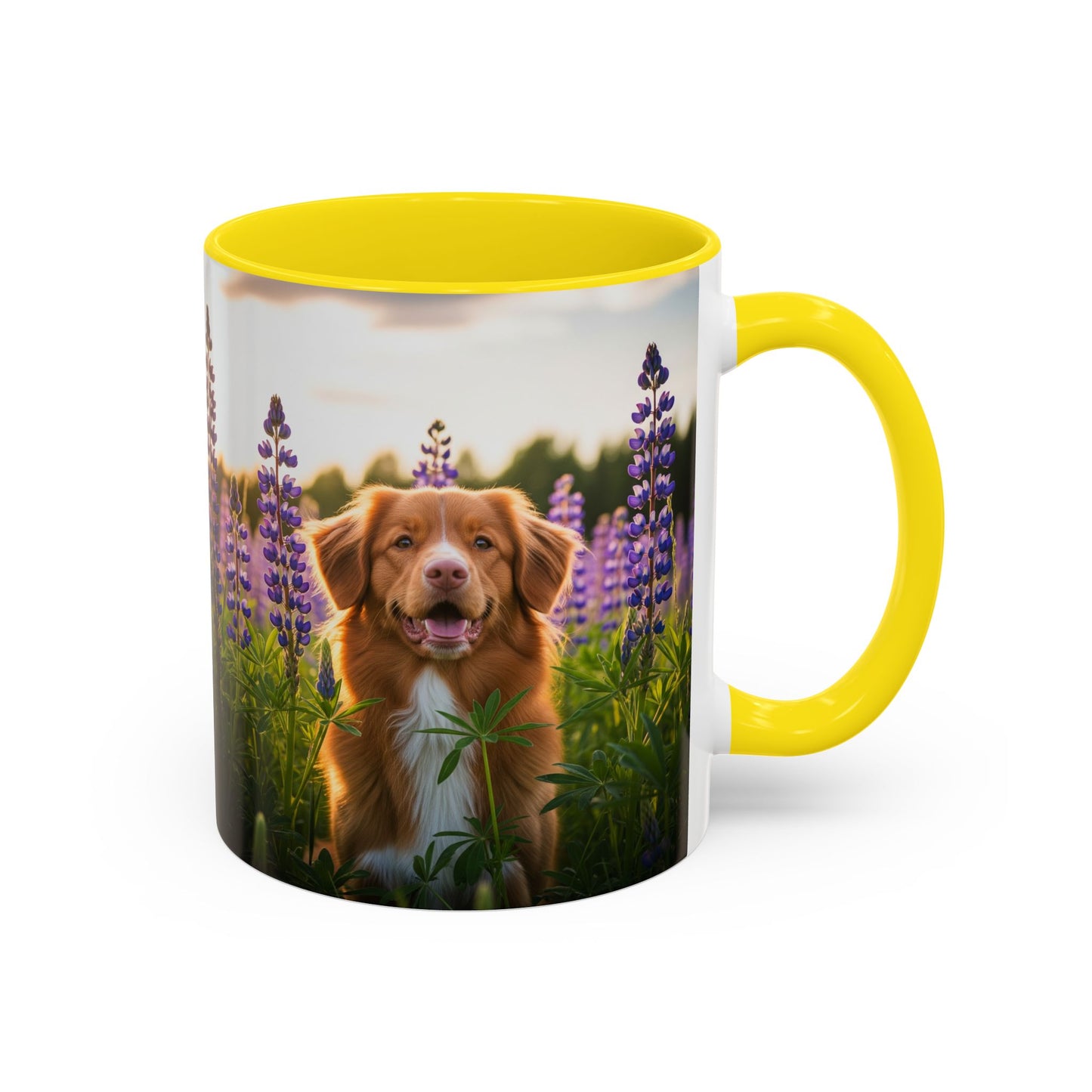 Taza de café con diseño de retriever de Nueva Escocia: el regalo perfecto para los amantes de los perros.