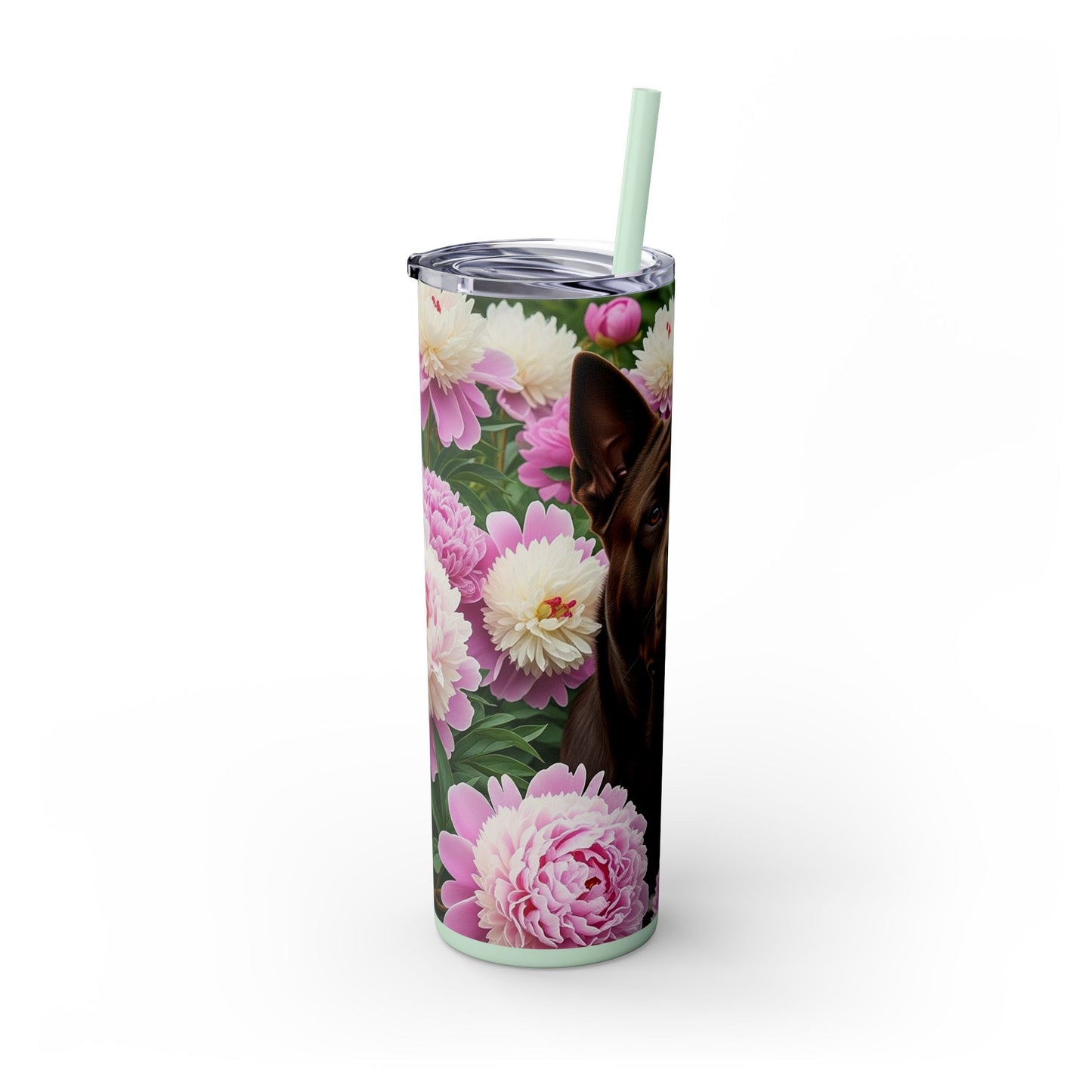 Gobelet isotherme de Chongqing (Chine) avec paille, 590 ml (20 oz).