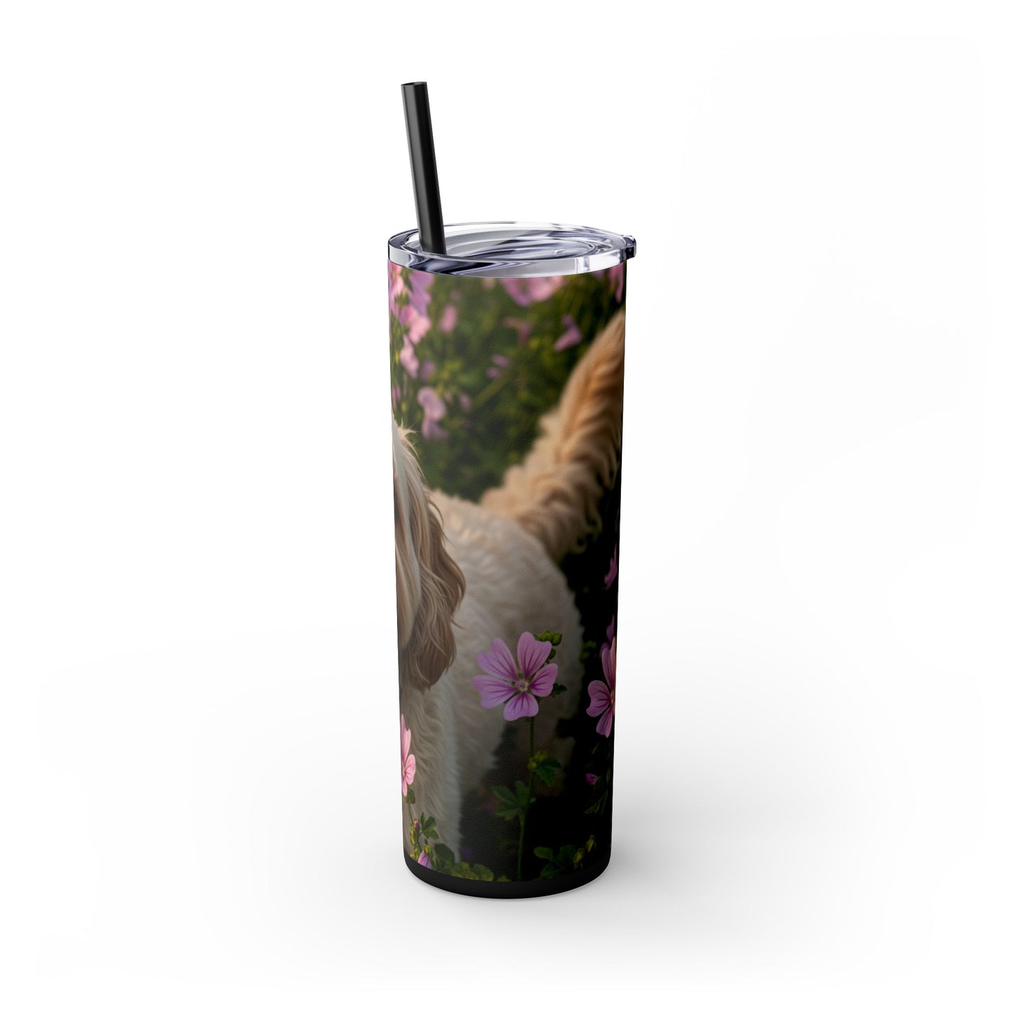 Gobelet Cockapoo avec paille, 590 ml