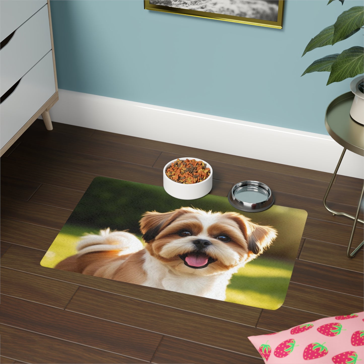 Pet Food Mat (12x18) - Shih Tzu