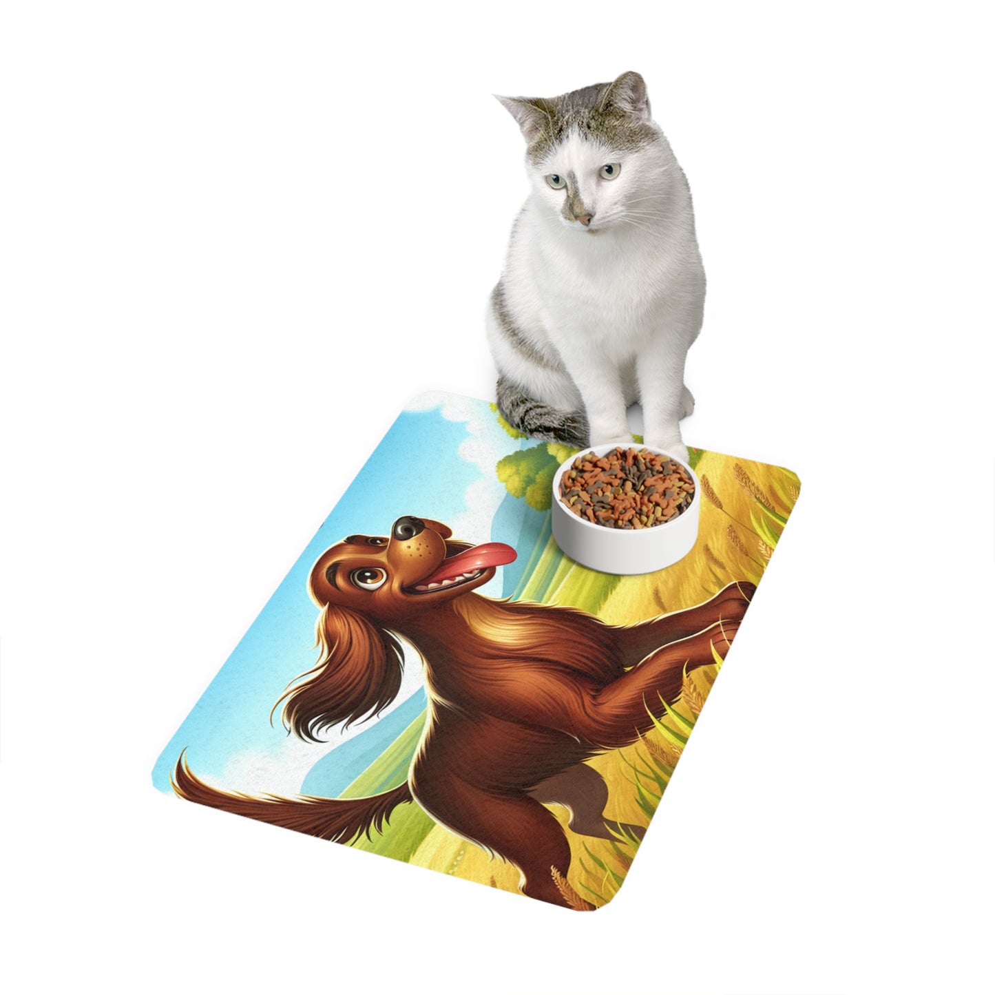 Pet Food Mat (12x18) - Field Spaniel