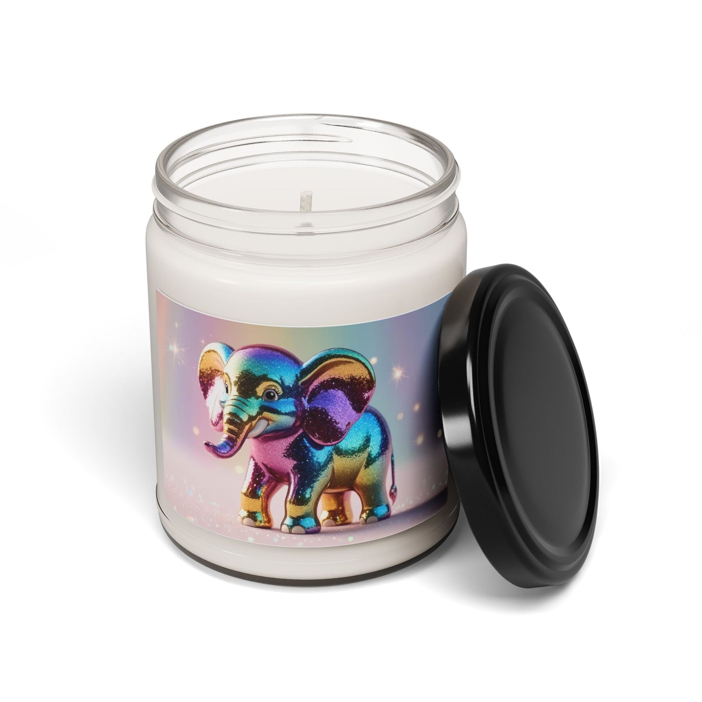 Rainbow Elephant- Scented Soy Candle, 9oz