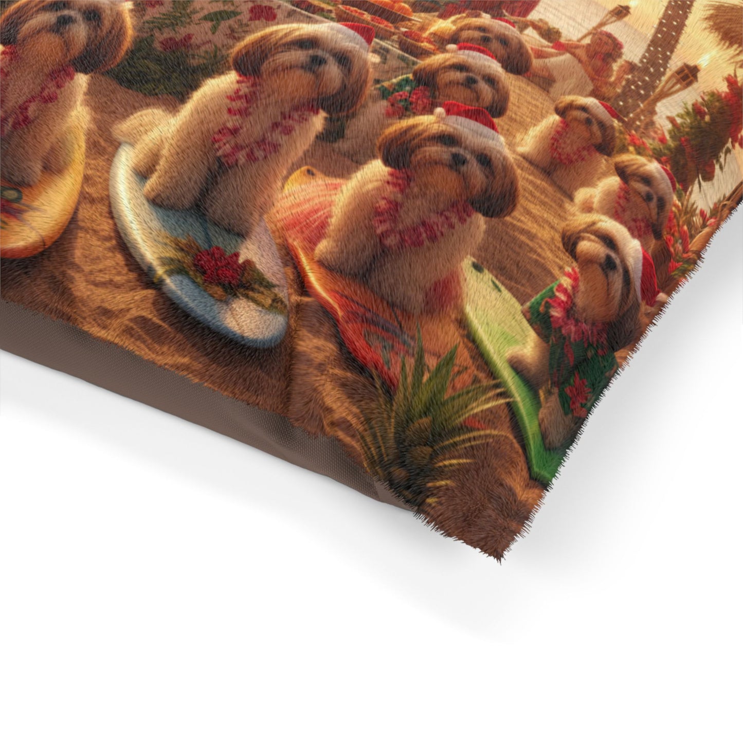 Hawaiian Holiday Luau Pet Bed