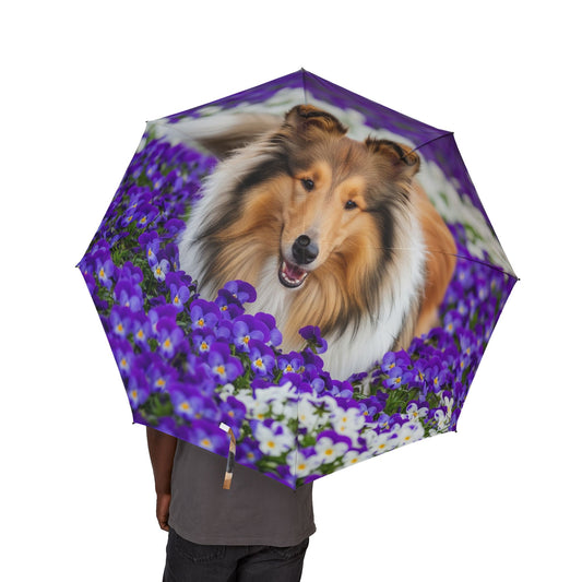 Collie Semi-Automatic Foldable Umbrella