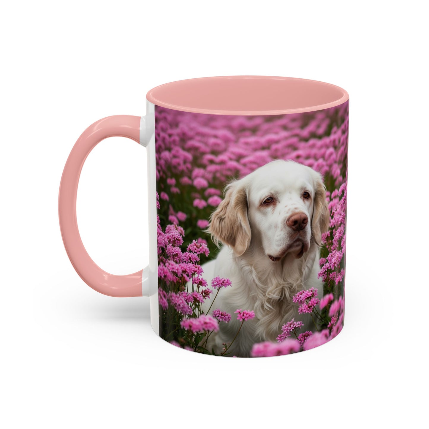 Clumber Spaniel Accent Coffee Mug - Perfect Gift for Dog Lovers