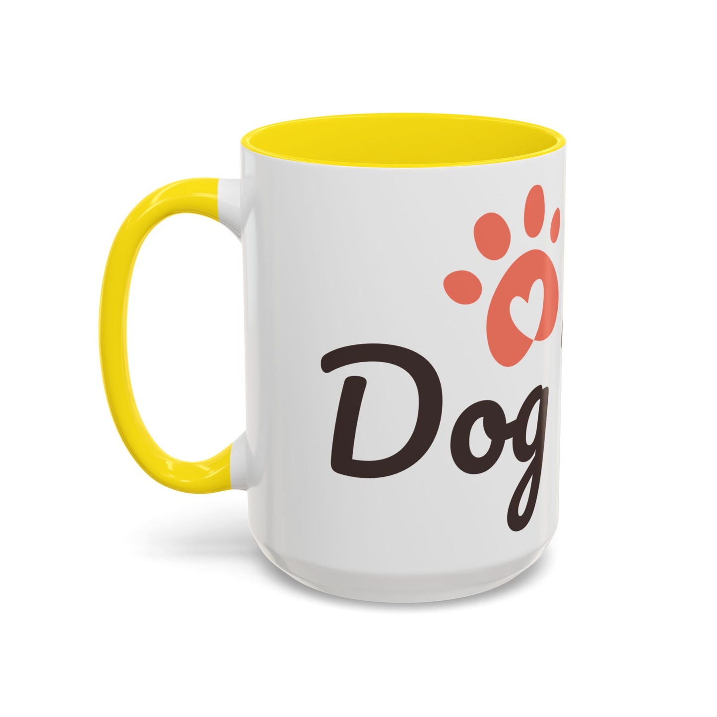 Dog Mom Accent Coffee Mug - Perfect Gift for Dog Lovers