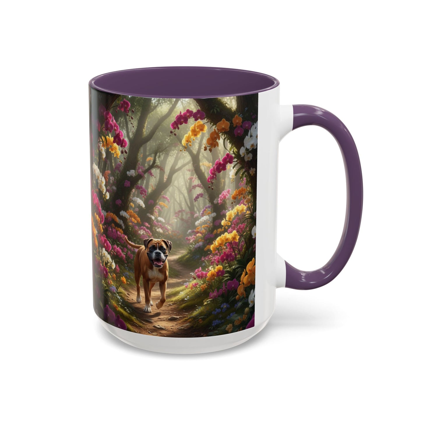 Boxer Accent Mug – Ceramic Coffee Cup