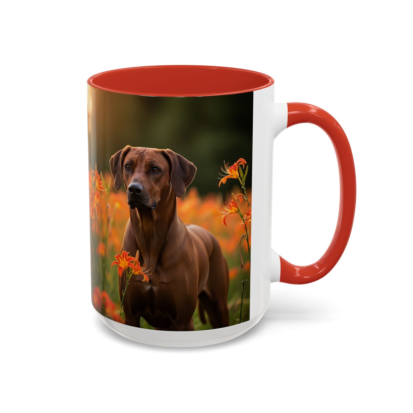 Taza de café con diseño de Rhodesian Ridgeback: el regalo perfecto para los amantes de los perros.
