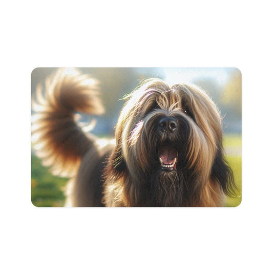 Pet Food Mat (12x18) - Briard