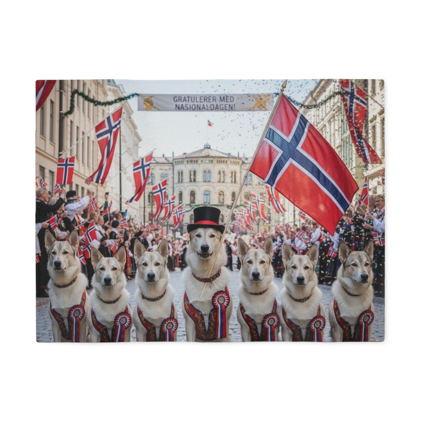 Norwegian Elkhound Blanket