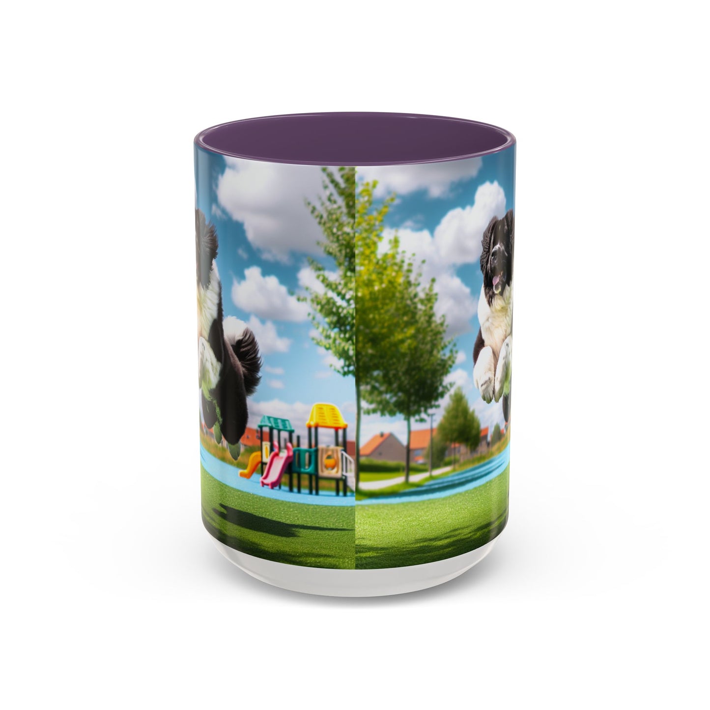 Taza de café con acento Landseer: el regalo perfecto para los amantes de los perros