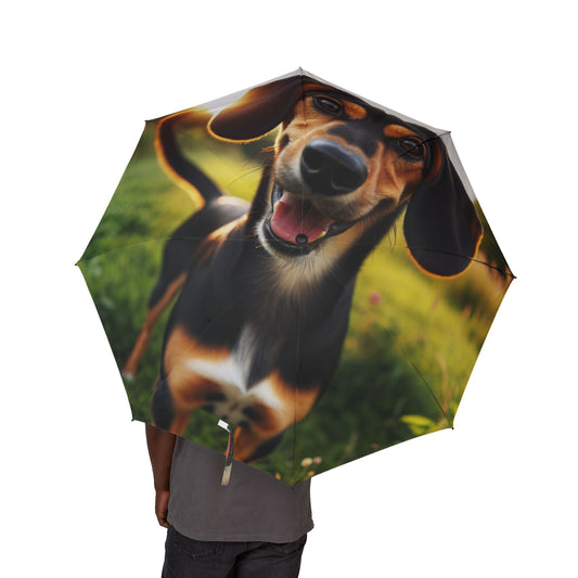 Transylvanian Hound Semi-Automatic Foldable Umbrella