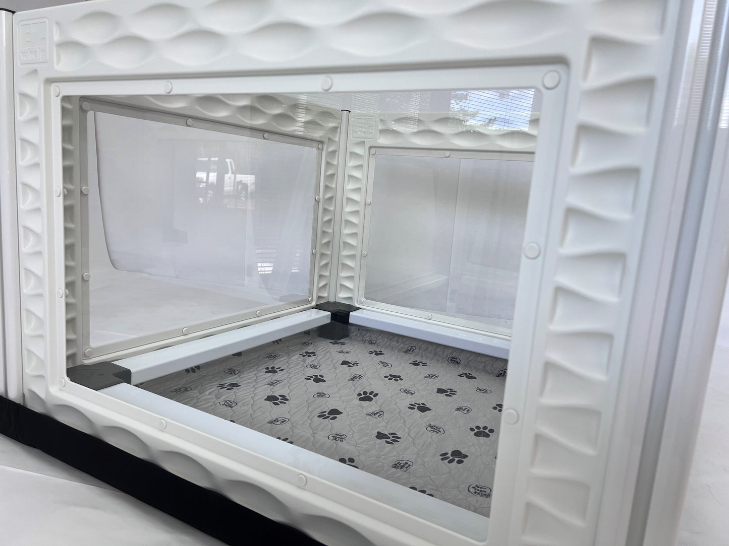 Caja de parto con ventana alta EZclassic con conjunto de riel