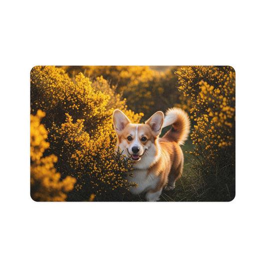 Pet Food Mat (12x18) - Pembroke Welsh Corgi