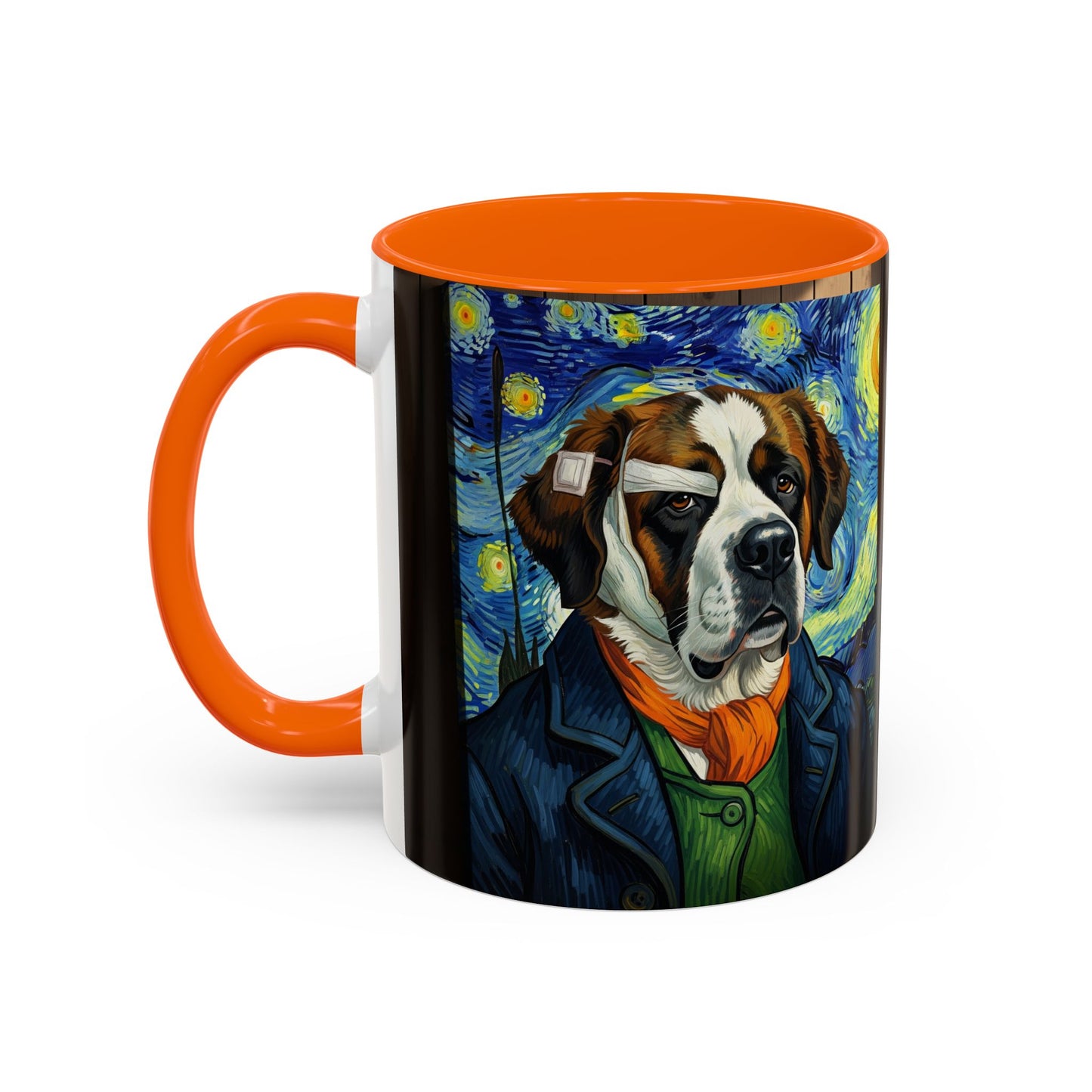 Saint Bernard Accent Coffee Mug - Perfect Gift for Dog Lovers