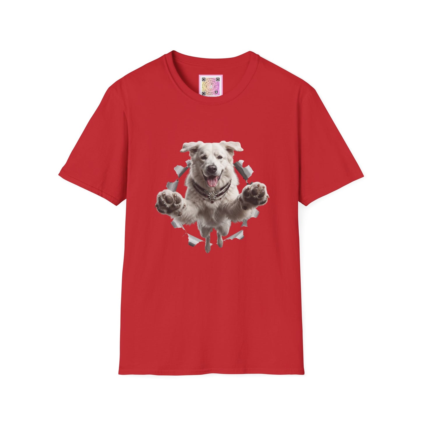White Swiss Mountain Dog Tee Shirt