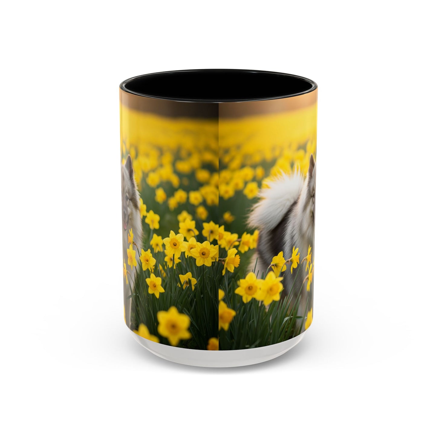 Taza con detalles de Keeshond: el regalo perfecto para los amantes de los perros