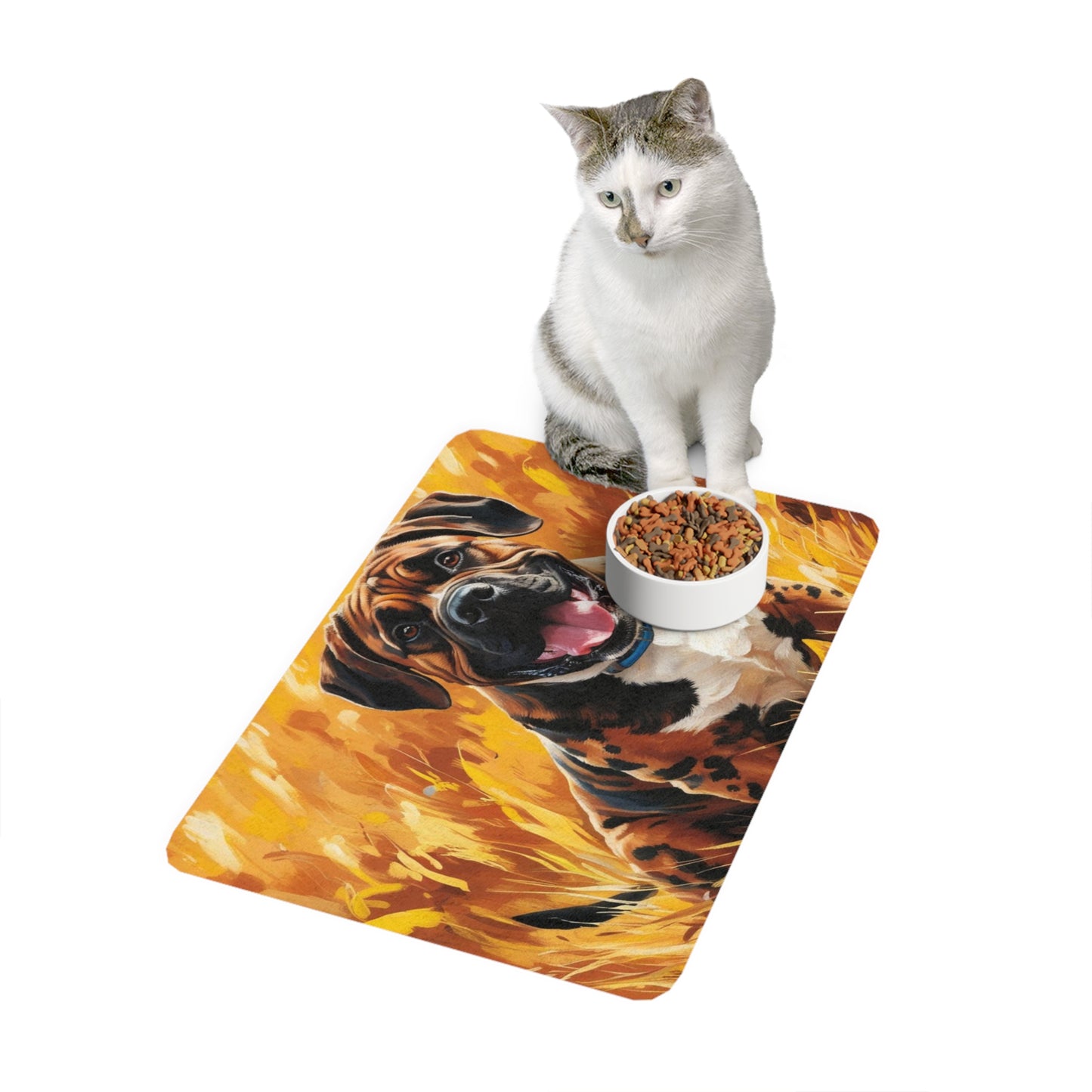 Pet Food Mat (12x18) - Mastiff