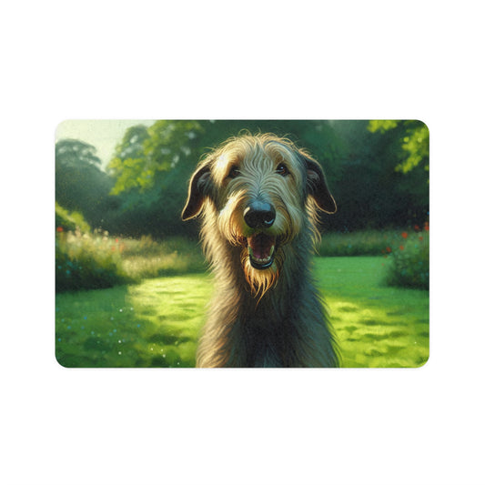 Pet Food Mat (12x18) - Irish Wolfhound