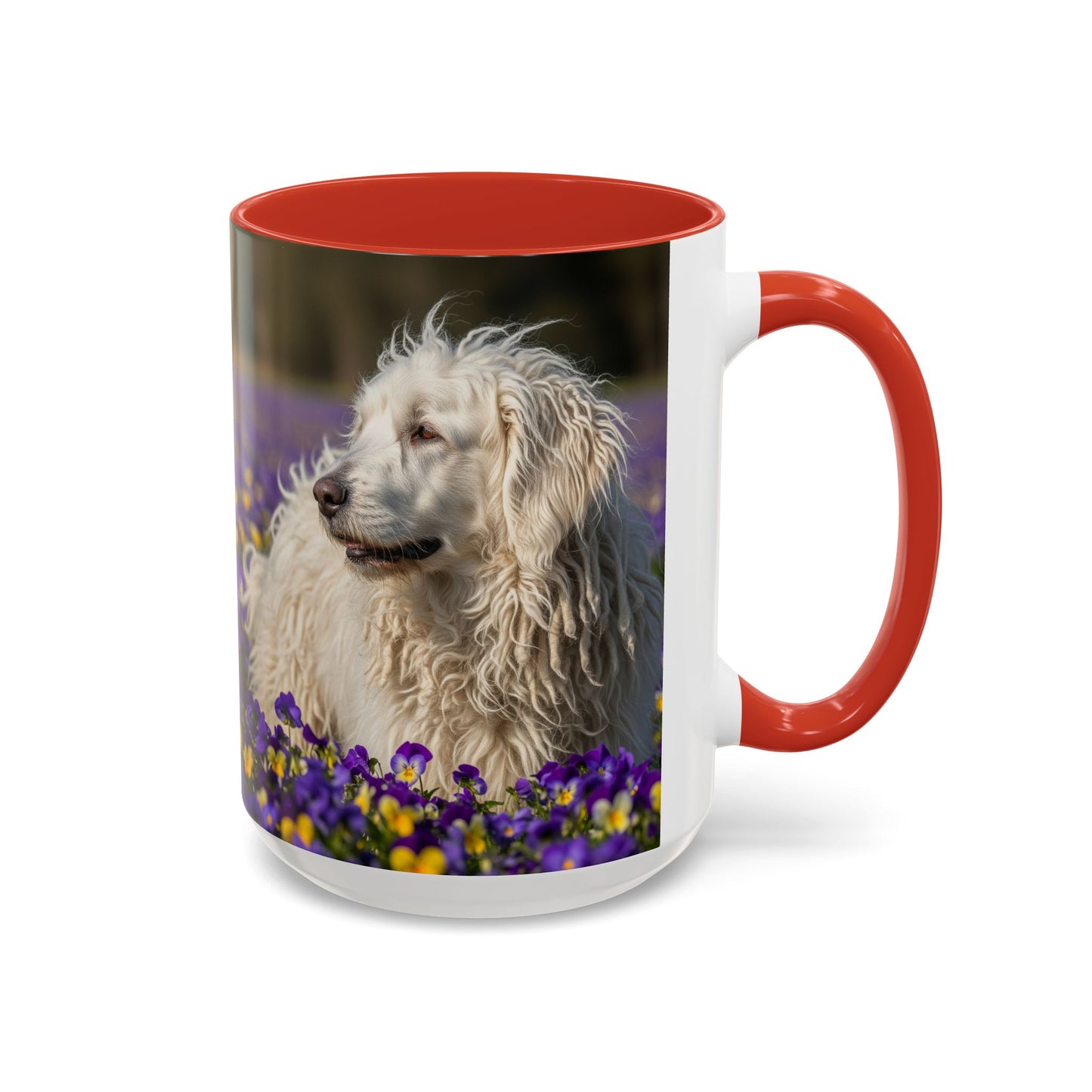 Taza de café con detalles de Komondor: el regalo perfecto para los amantes de los perros