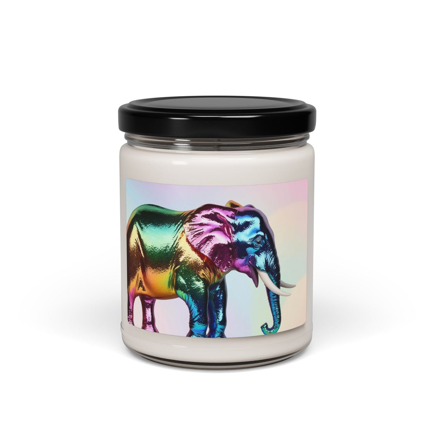 Rainbow Elephant- Scented Soy Candle, 9oz