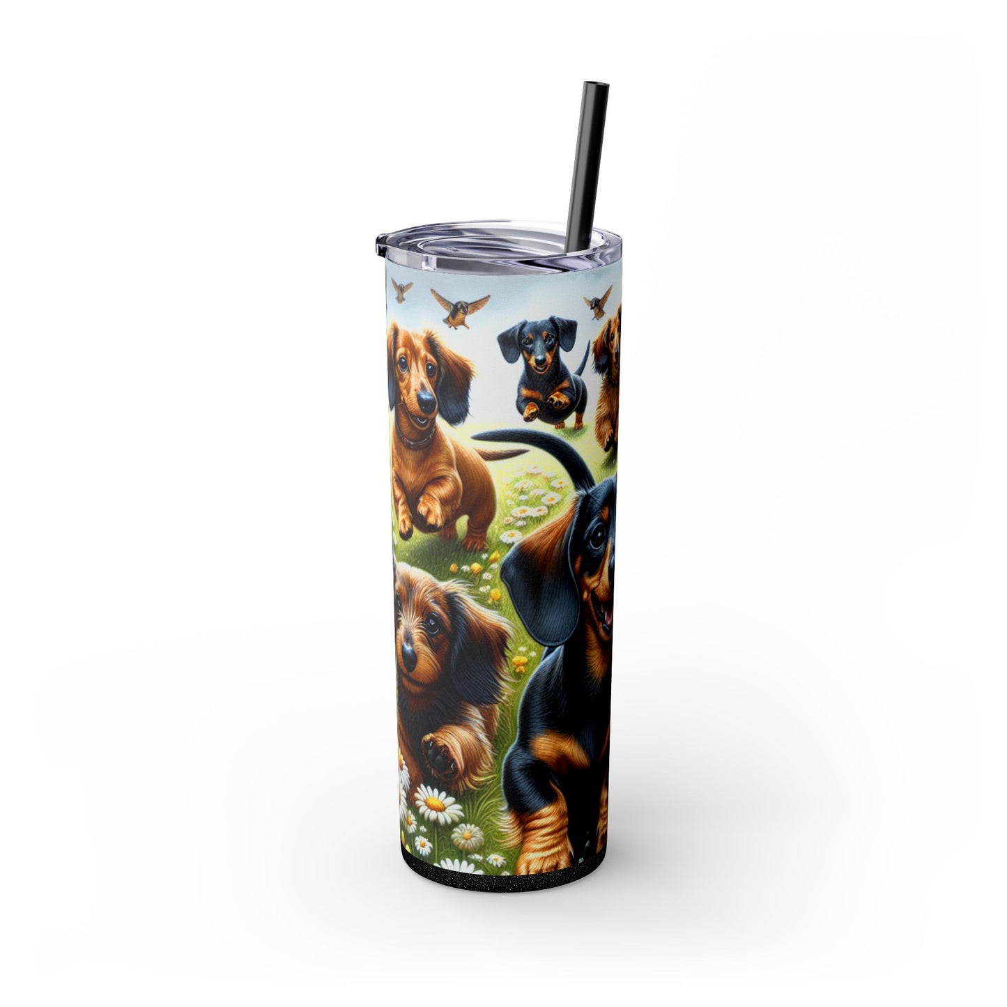 Dachshund with Straw, 20oz