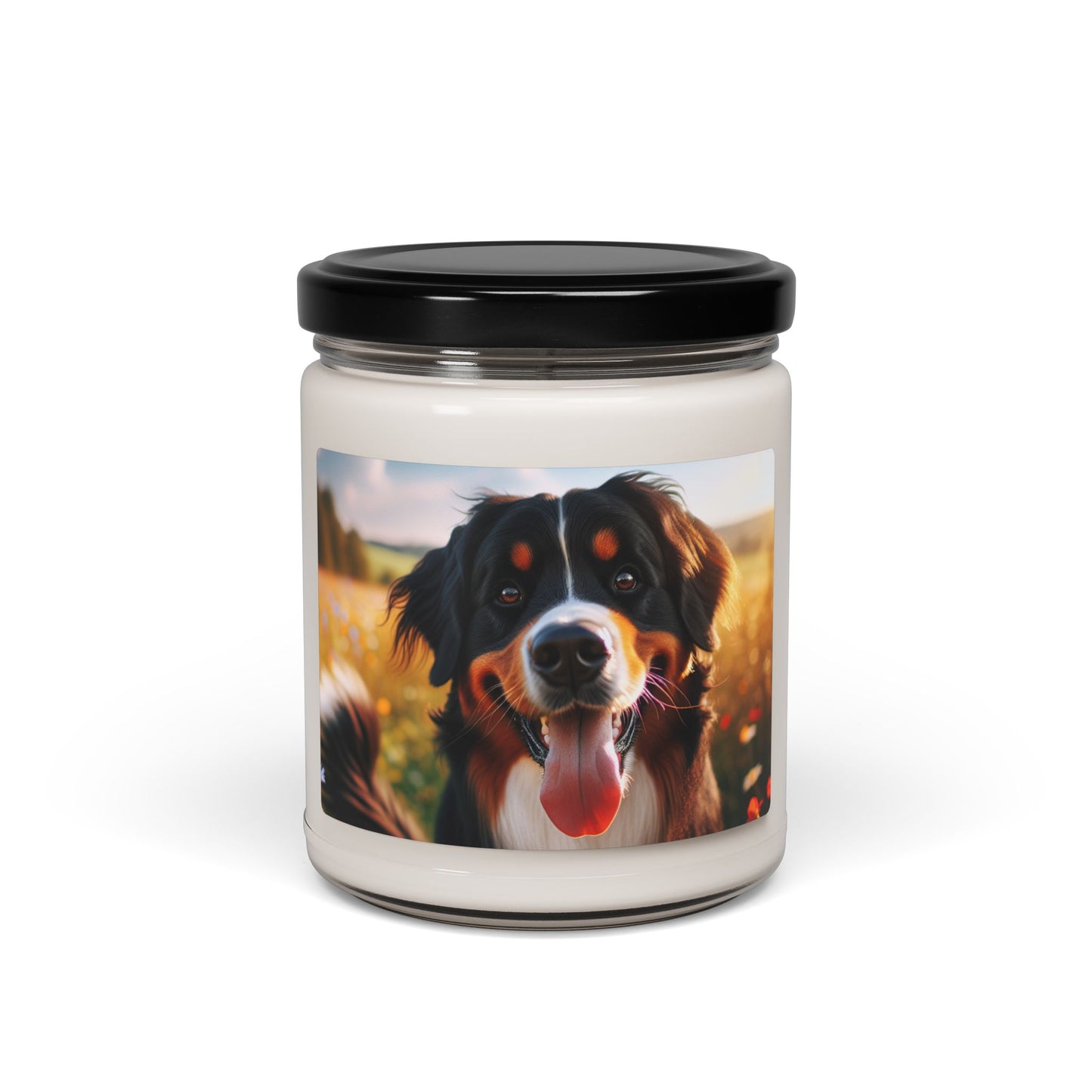 Bernese Mountain Dog- Scented Soy Candle, 9oz