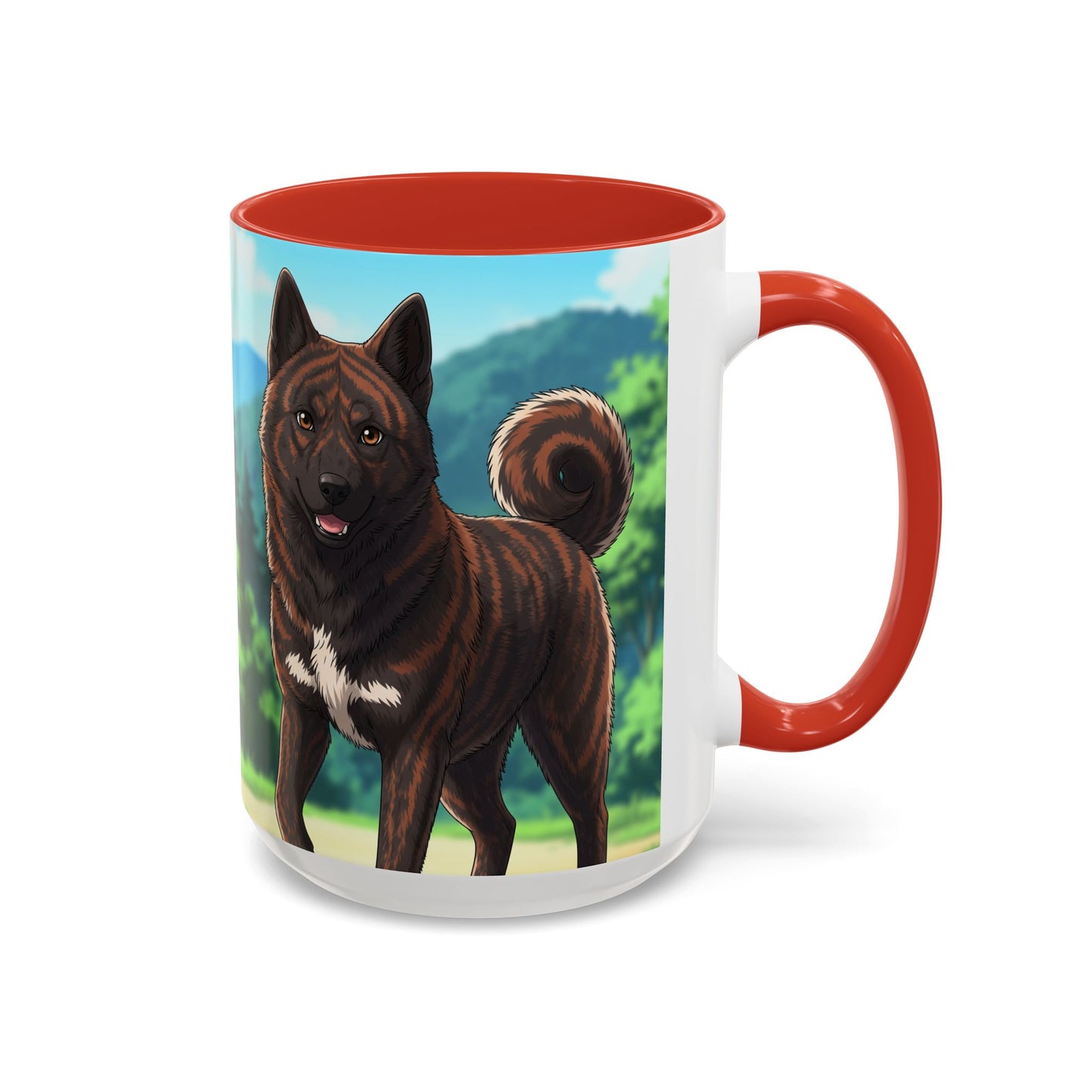 Mug à café Kai Ken Accent - Le cadeau idéal pour les amoureux des chiens
