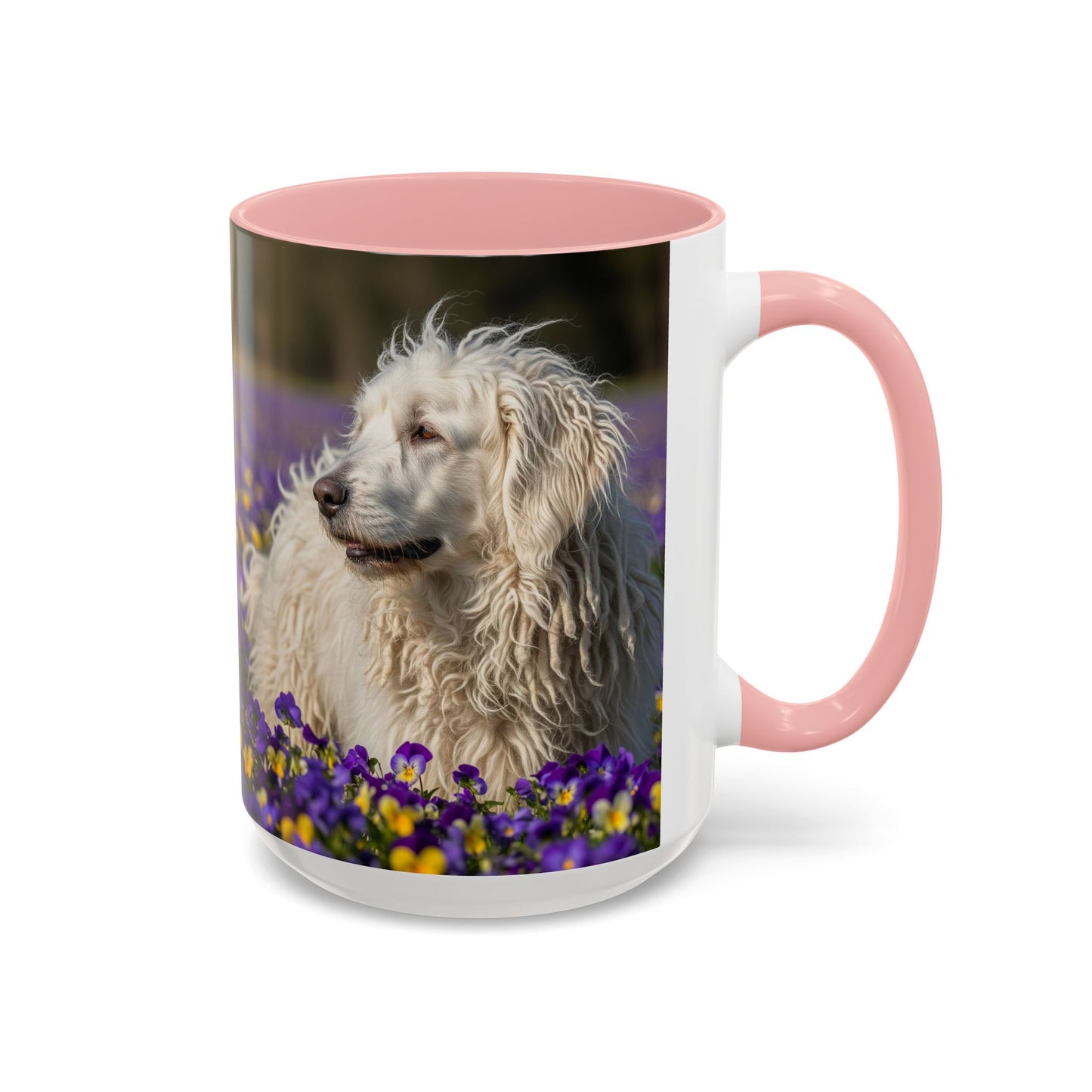 Taza de café con detalles de Komondor: el regalo perfecto para los amantes de los perros