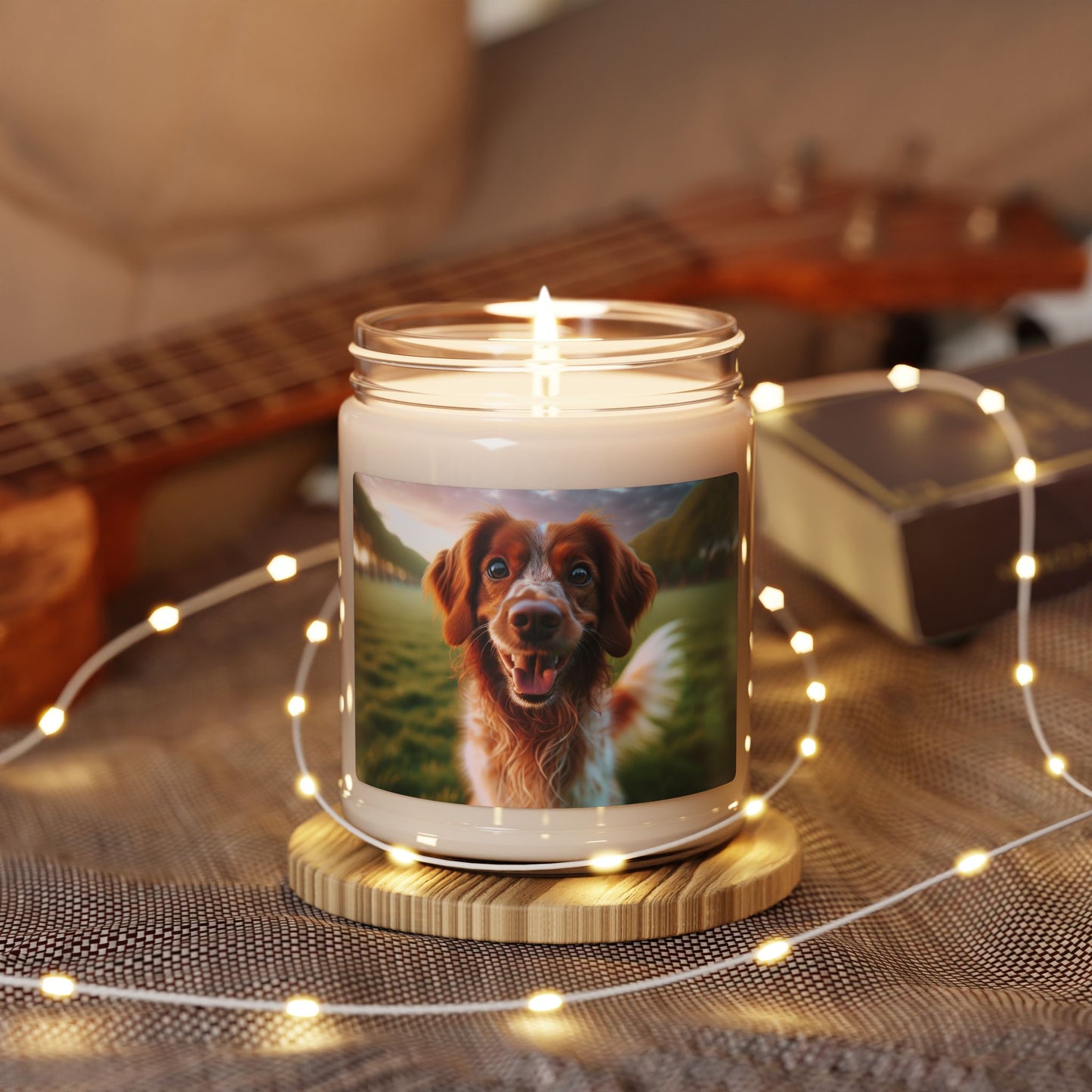 Brittany Dog- Scented Soy Candle, 9oz