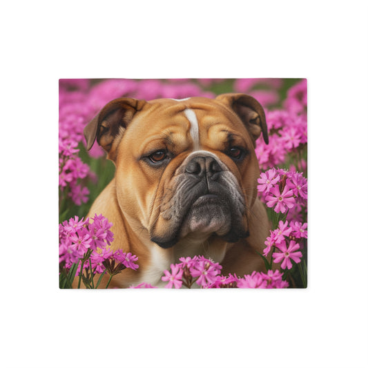 Bulldog Sweatshirt Blanket