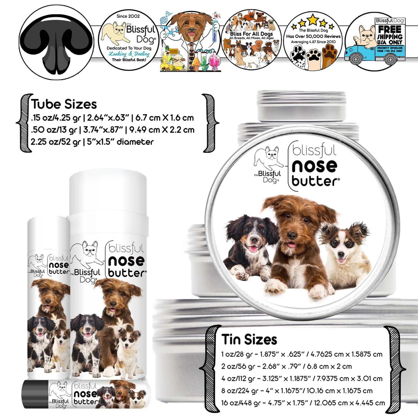 3 adorables chiots et du beurre de nez