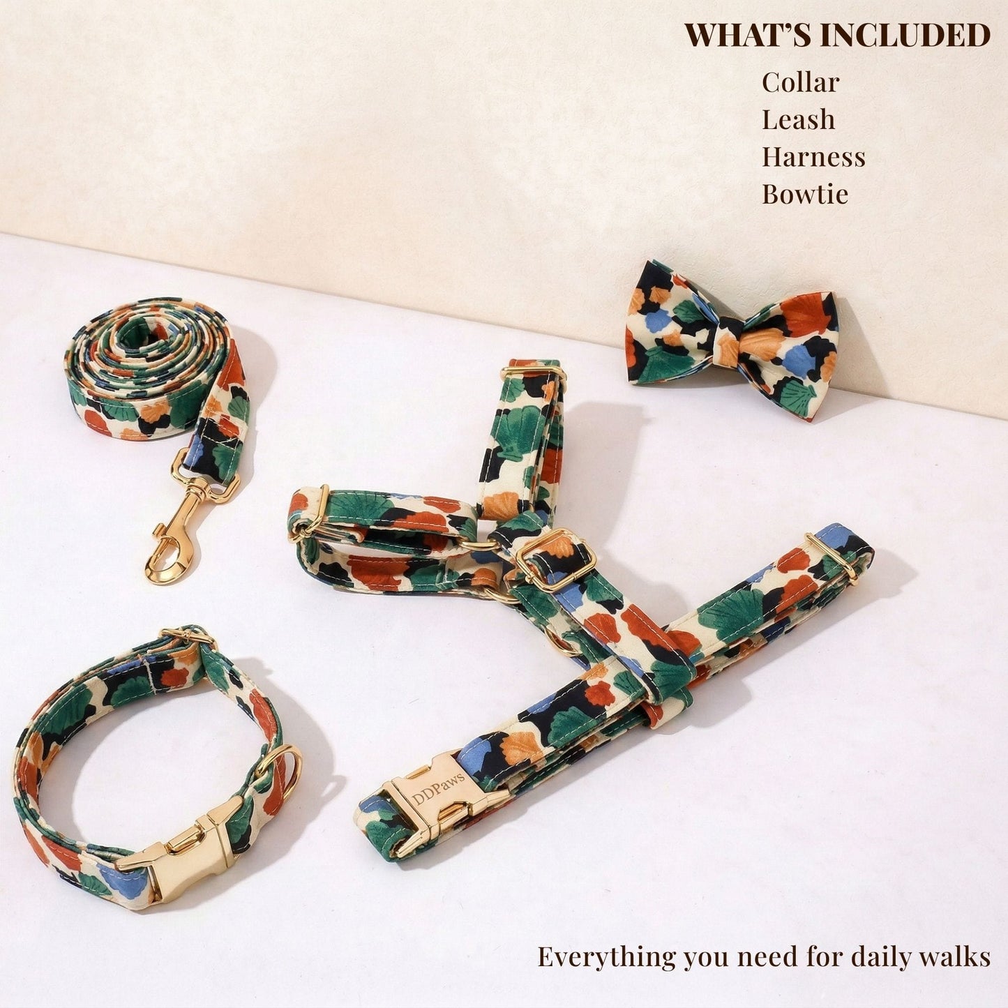 Conjunto clásico floral de pétalos pintados personalizados