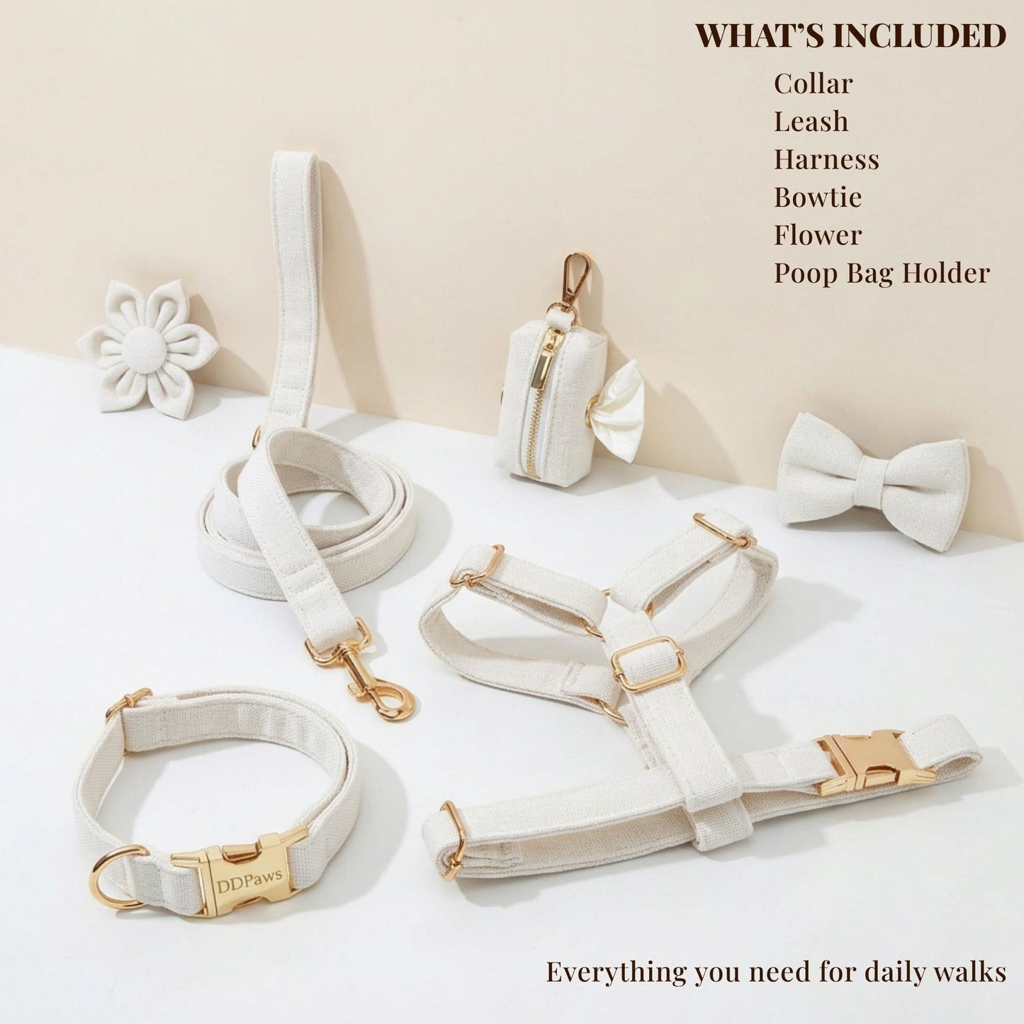 Conjunto clásico de terciopelo blanco personalizado para bodas