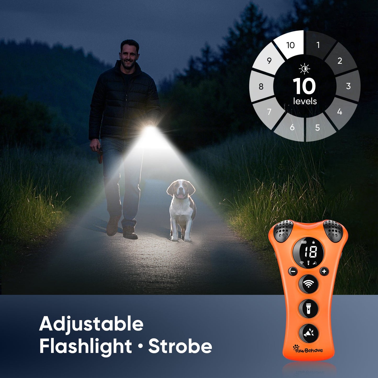 PawBehave Adjustable Ultrasonic Dog Trainer – World's First Variable Frequency Pet Behavior Corrector