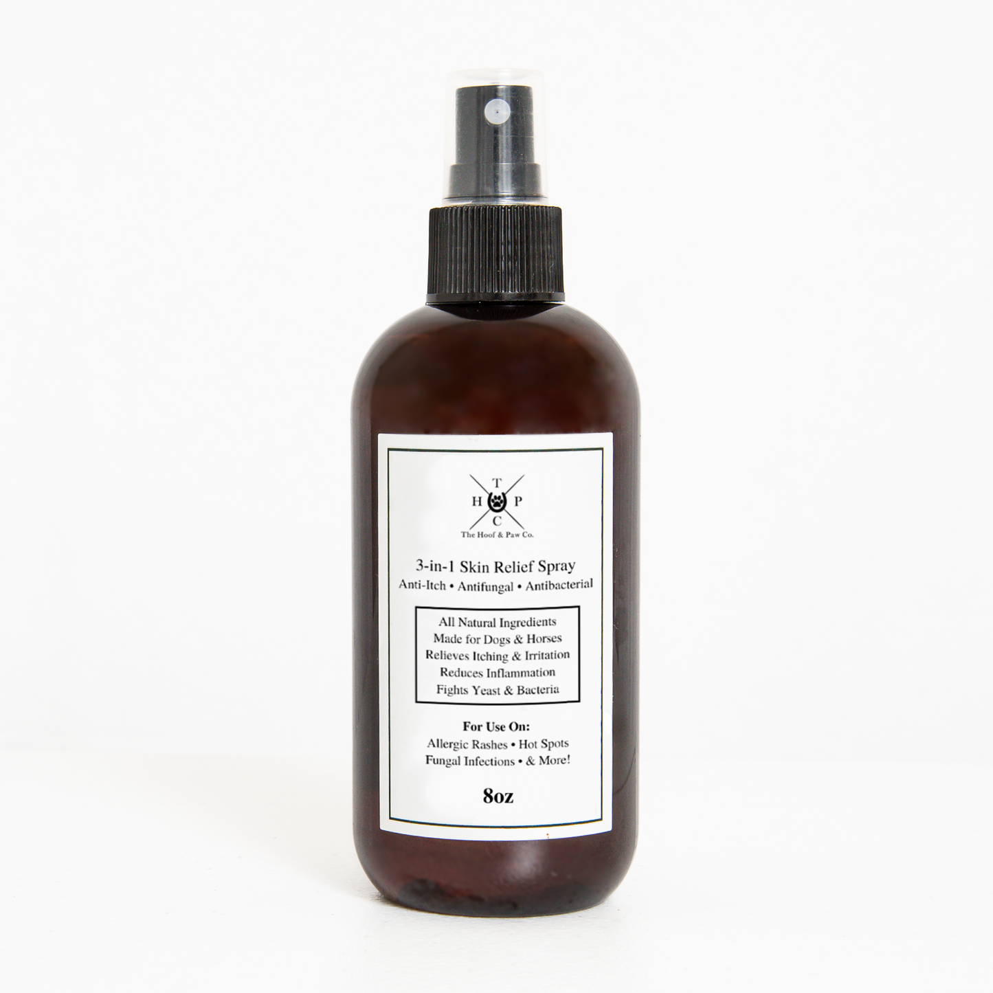 Spray 3 en 1 para el alivio de la piel de perros y caballos