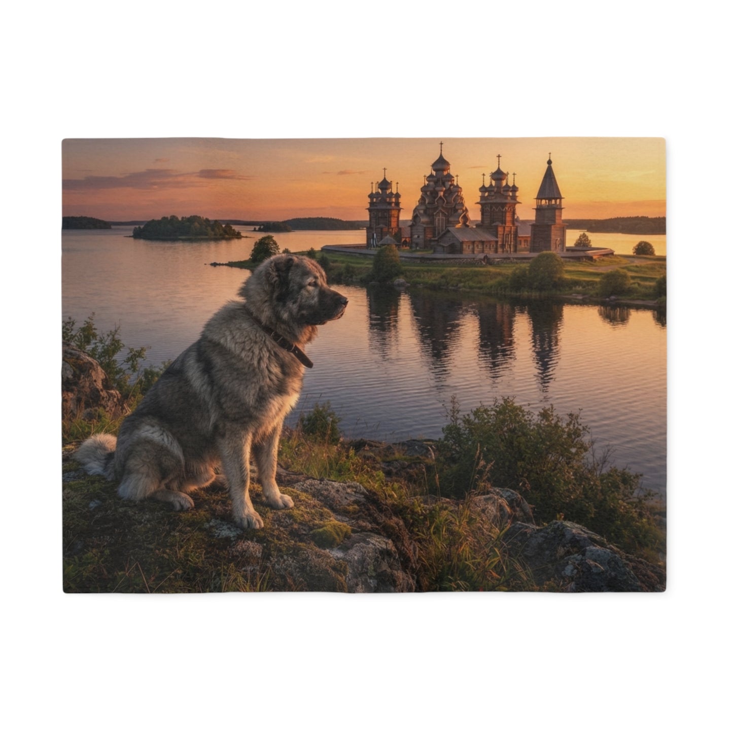 Caucasian Shepherd Dog Blanket