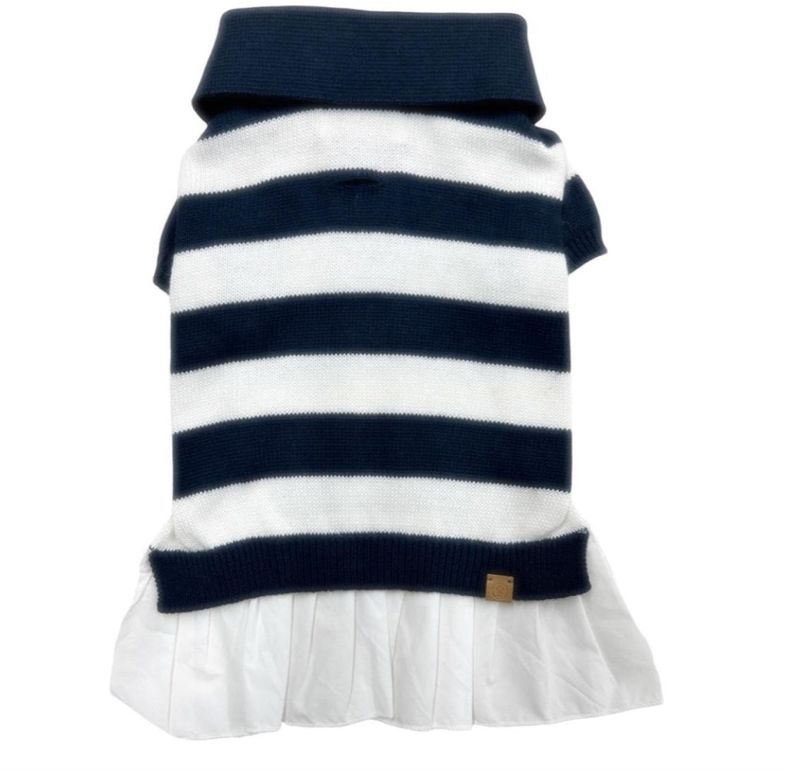 Vestido polo de mezcla de cachemira 'Gladys' 