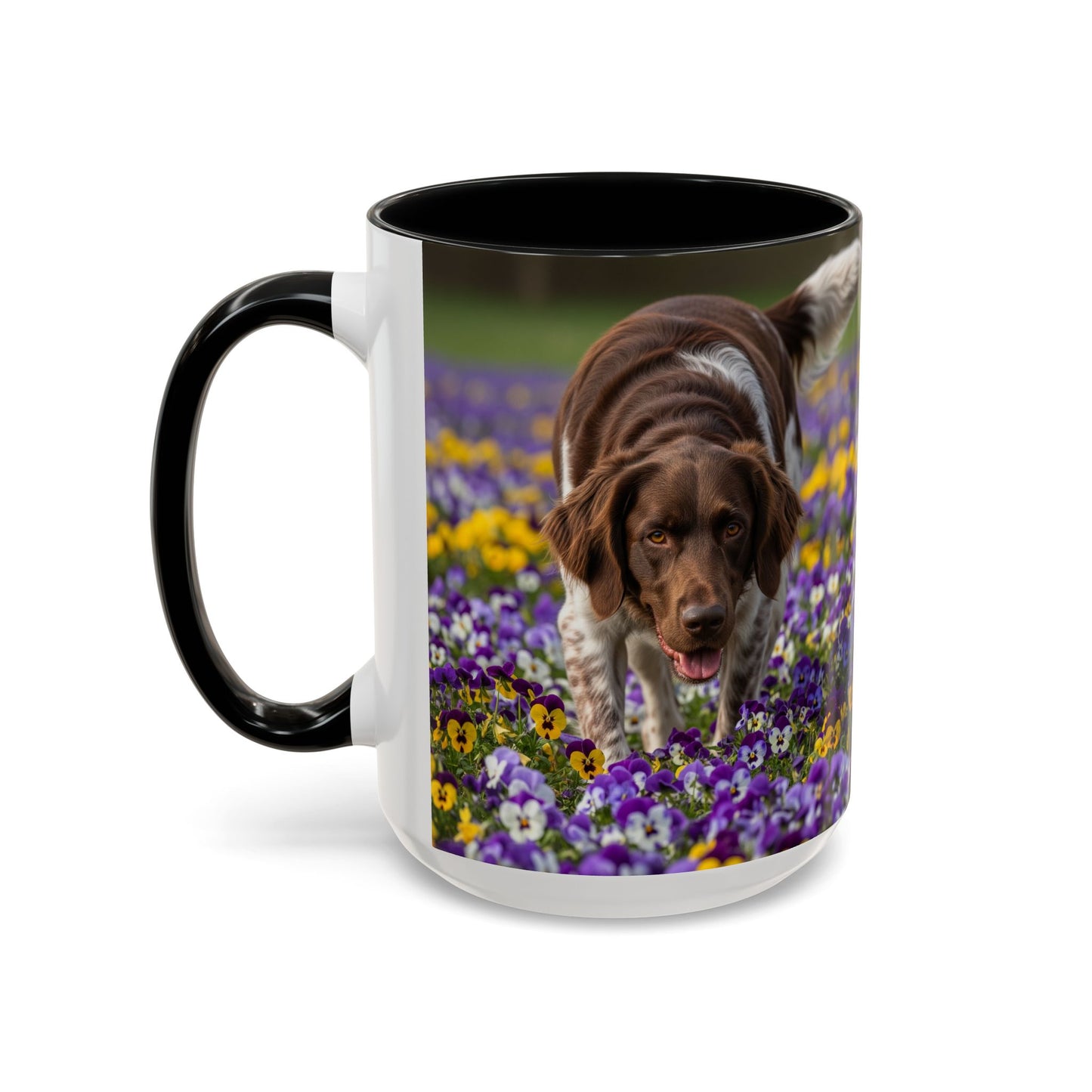 Taza grande con detalles de Munsterlander: el regalo perfecto para los amantes de los perros