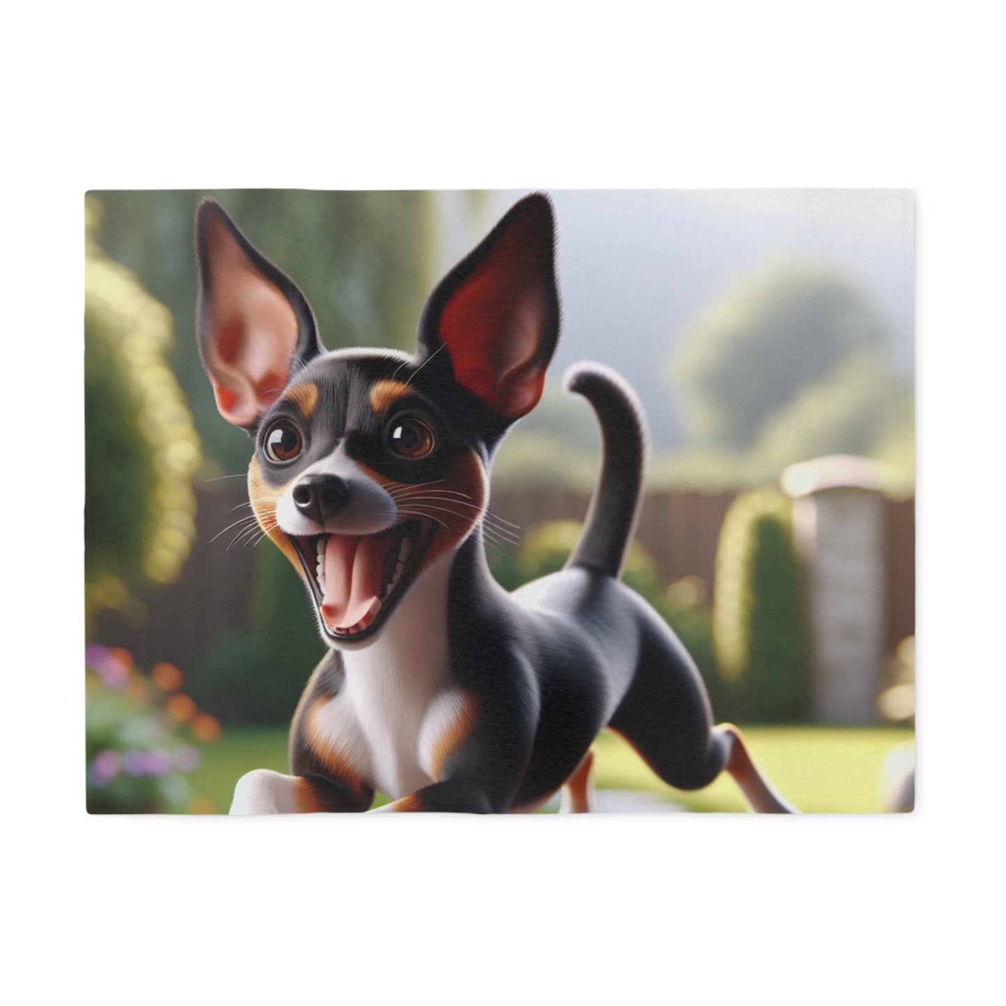 Couverture en sweat-shirt Rat Terrier
