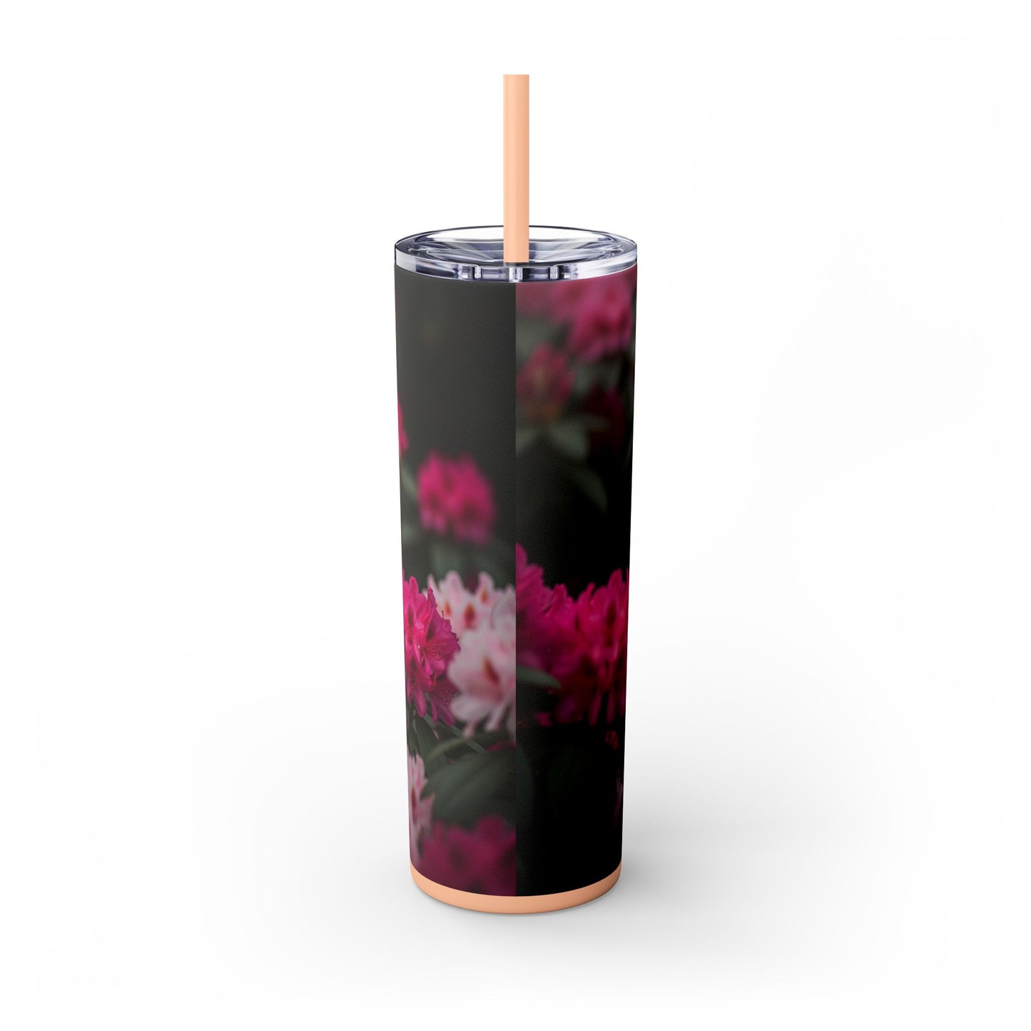 Skinny Tumbler with Straw – 20 oz Stainless Steel Cup