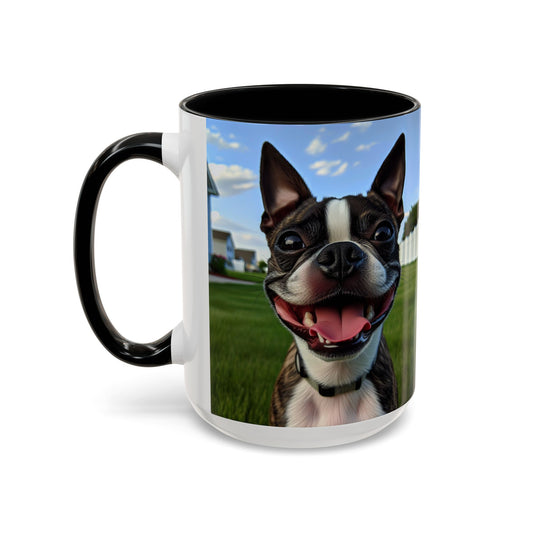 Boston Terrier Accent Coffee Mug - Perfect Gift for Dog Lovers