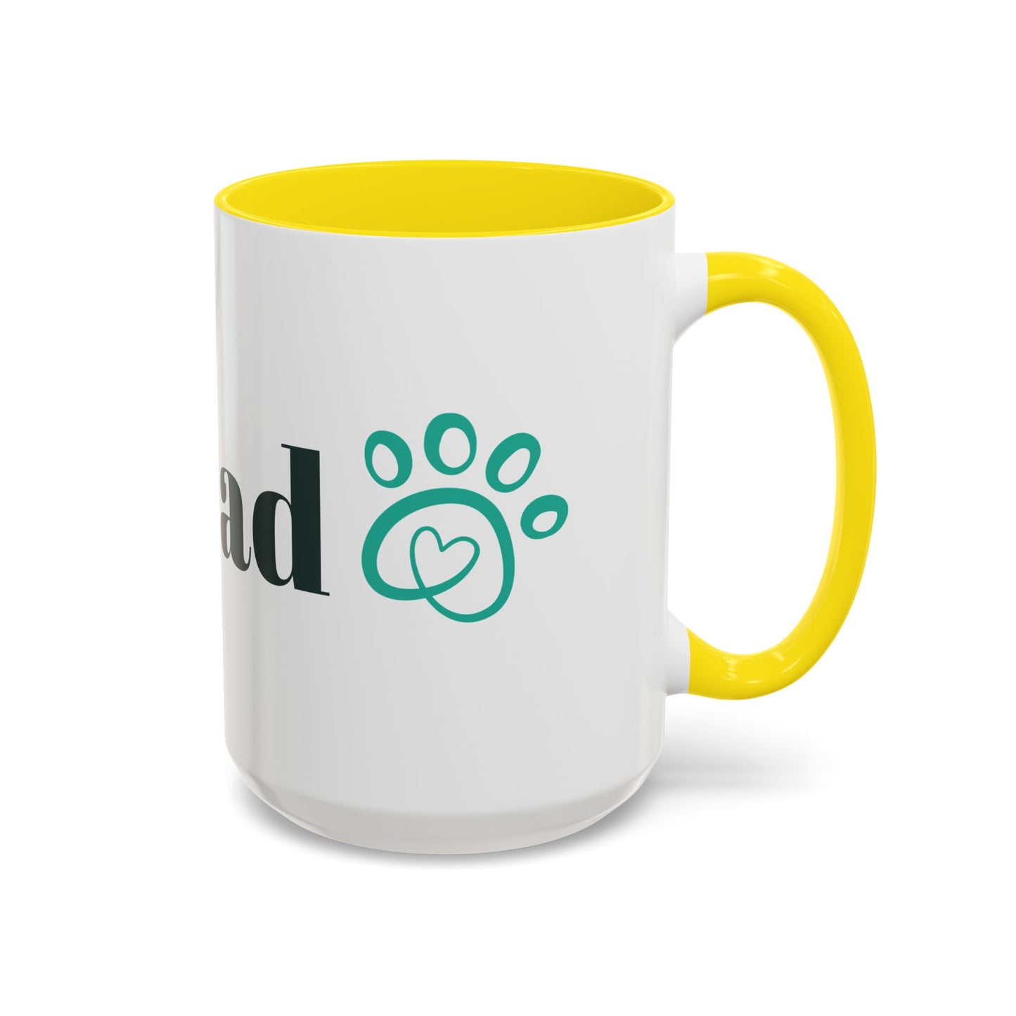 Dog Dad Accent Coffee Mug - Perfect Gift for Dog Lovers