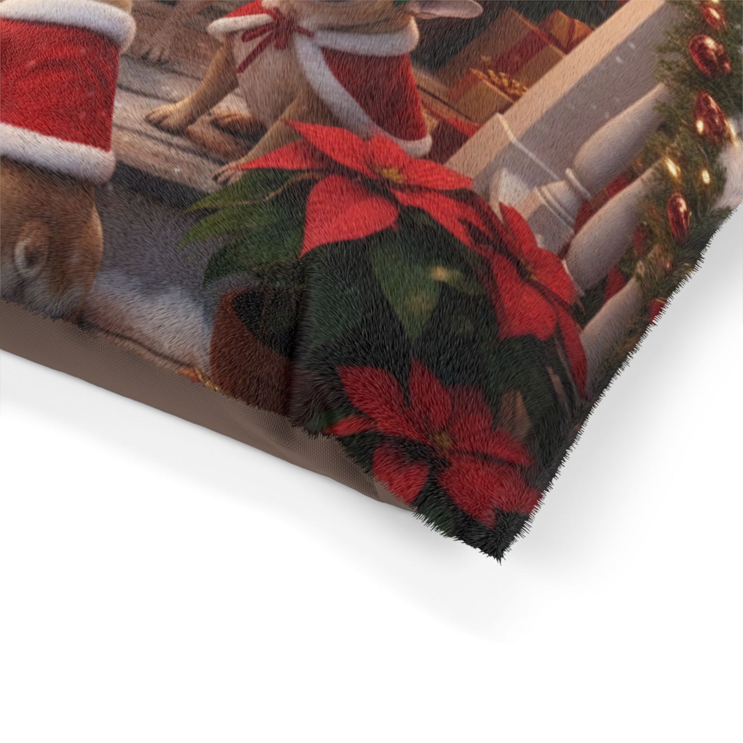 French Bulldogs Holiday Caroling Pet Bed