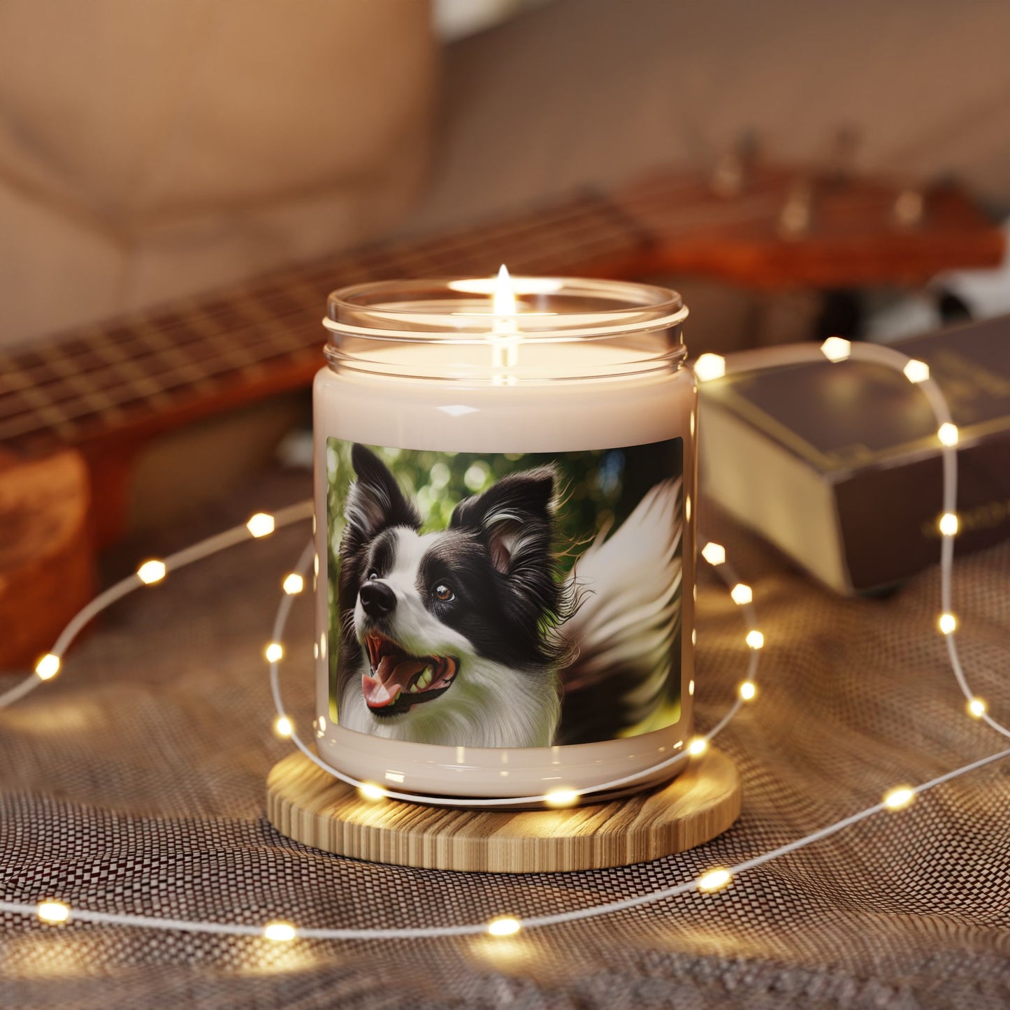 Border Collie- Scented Soy Candle, 9oz